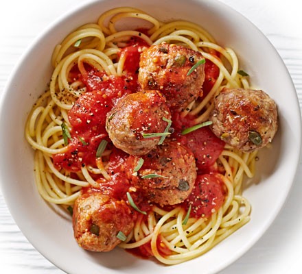 spaghettis aux boulettes