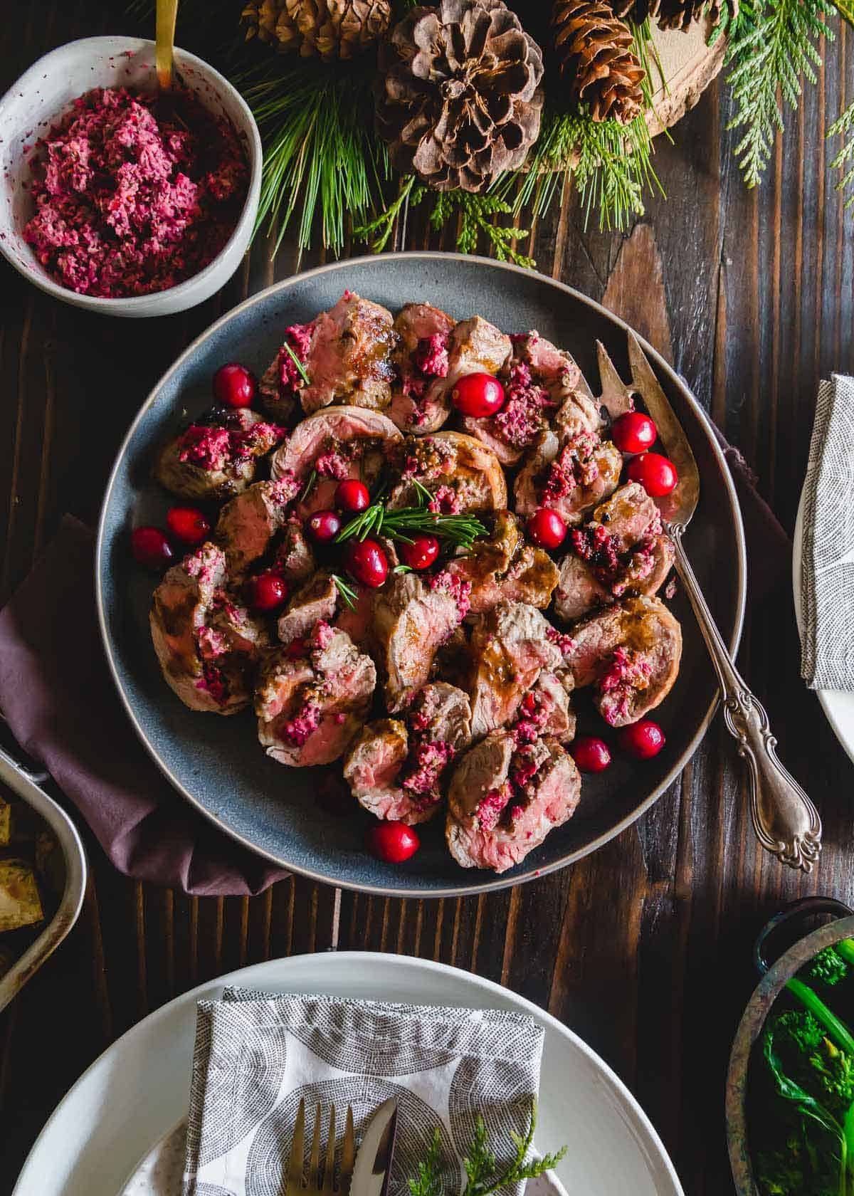 agneau aux cranberries
