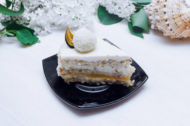 entremet coco-papaye-passion