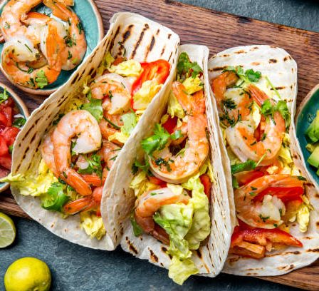 tacos aux crevettes