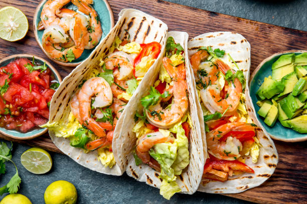 tacos aux crevettes