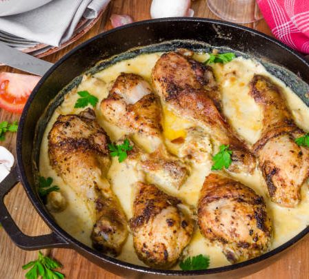 poulet à la normande